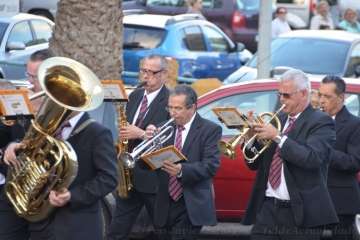 Procesión religiosa por el Valle de Jinámar-Telde (Foto F.J. Santana)